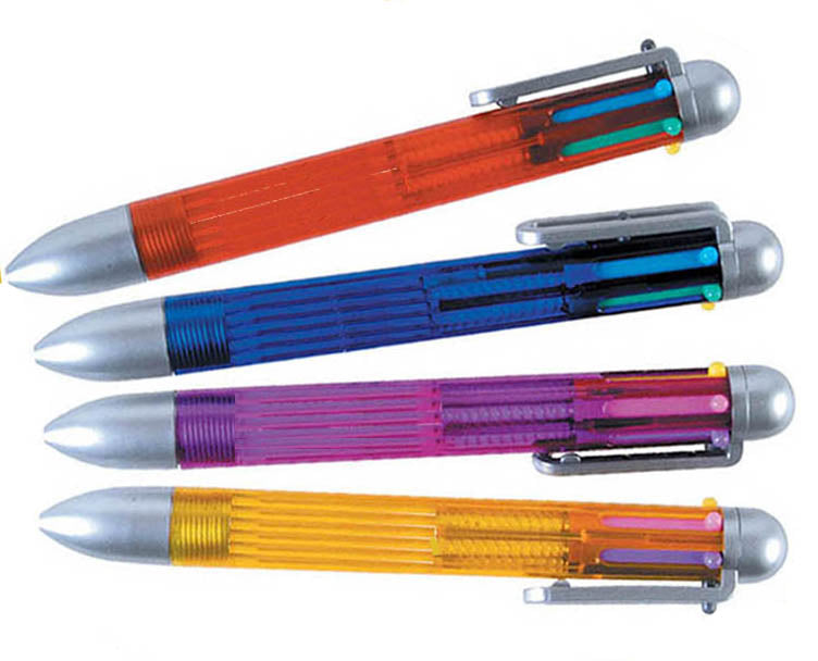 2-in-1 Mechanical Pencil w/4 Color Pen (12 packs unit), #1748 (E-50) –