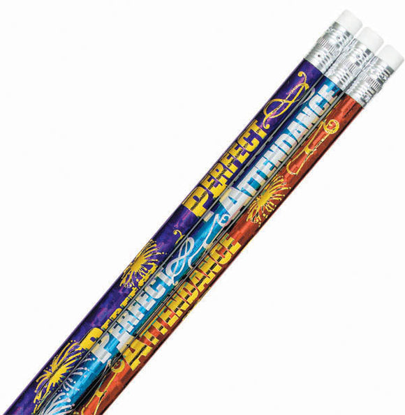 Perfect Attendance Fireworks Pencil, #1376
