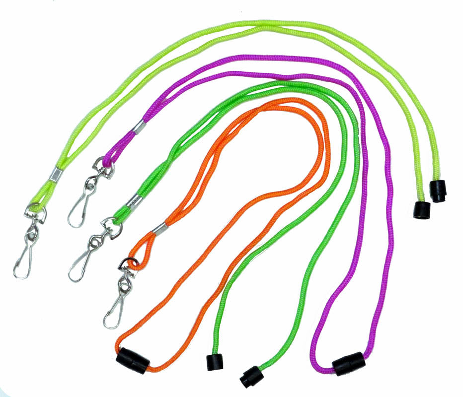 Neon Lanyard with Safety Breakaway Clasp - High Visibility Bright Soft Lanyards (2138-504X)