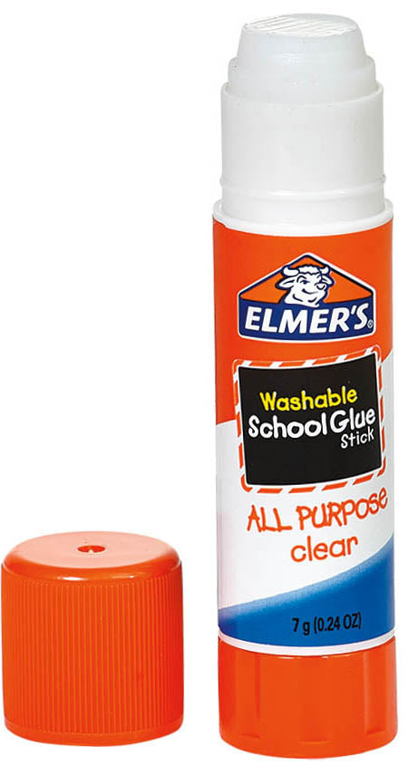 Elmer's RE-STICK Washable clear non toxic School Glue Sticks -2 packs of 12
