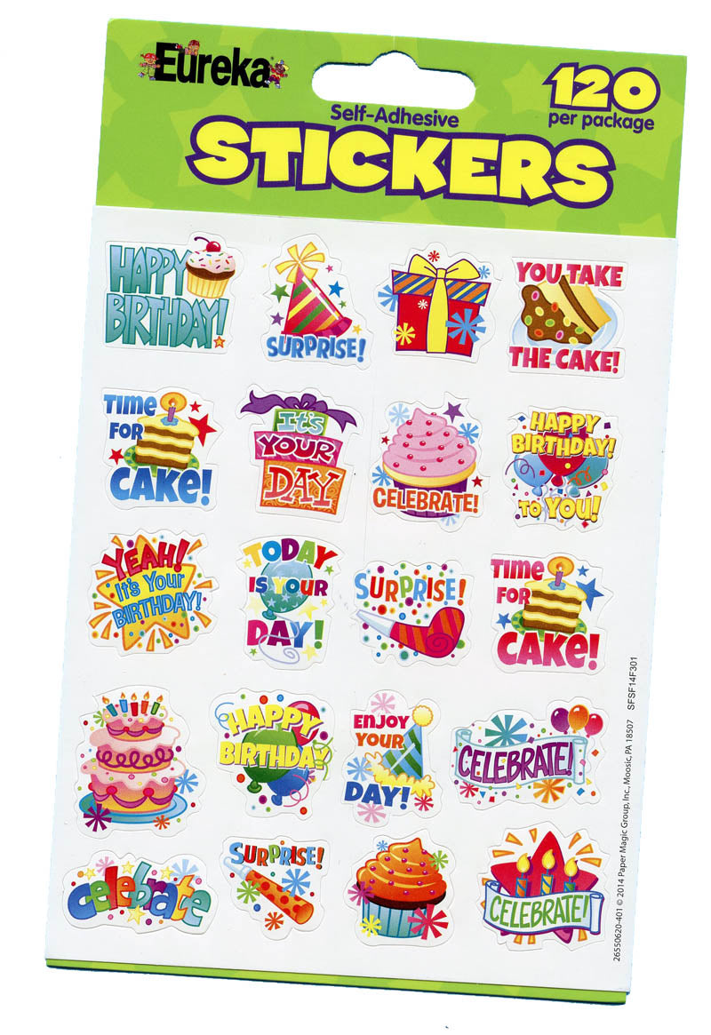 ibasenice 150pcs Birthday Calendar Bulk Stickers Calendar Stickers