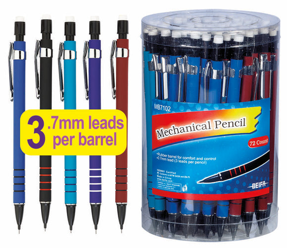 Grip Barrel Mechanical Pencil .7mm (72/tub) #7102 (E-45)