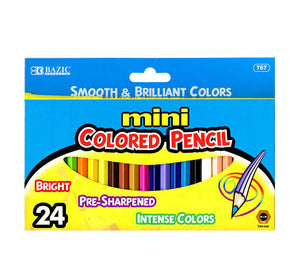 Mini Colored Pencils, 24 ct. #767