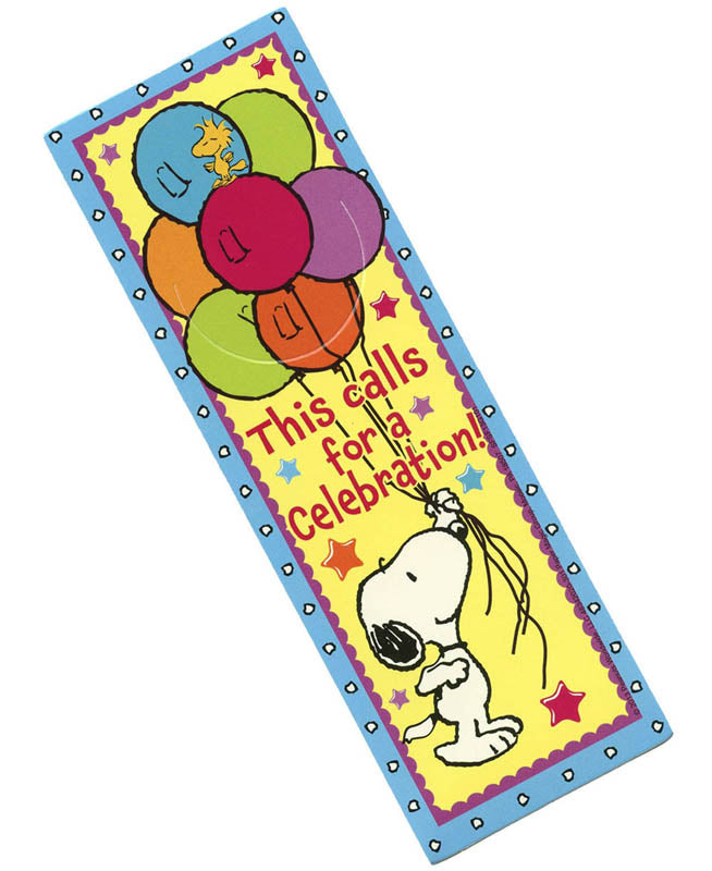 Snoopy Birthday Bookmark, (36/unit), #834202 (X-2) –