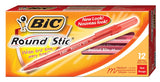 Bic Stic Pen, Red (12 pack), #20118 (Y-5)