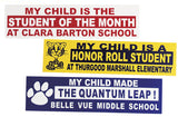 Custom Bumper Sticker w/Removable Adhesive, Large, AS402