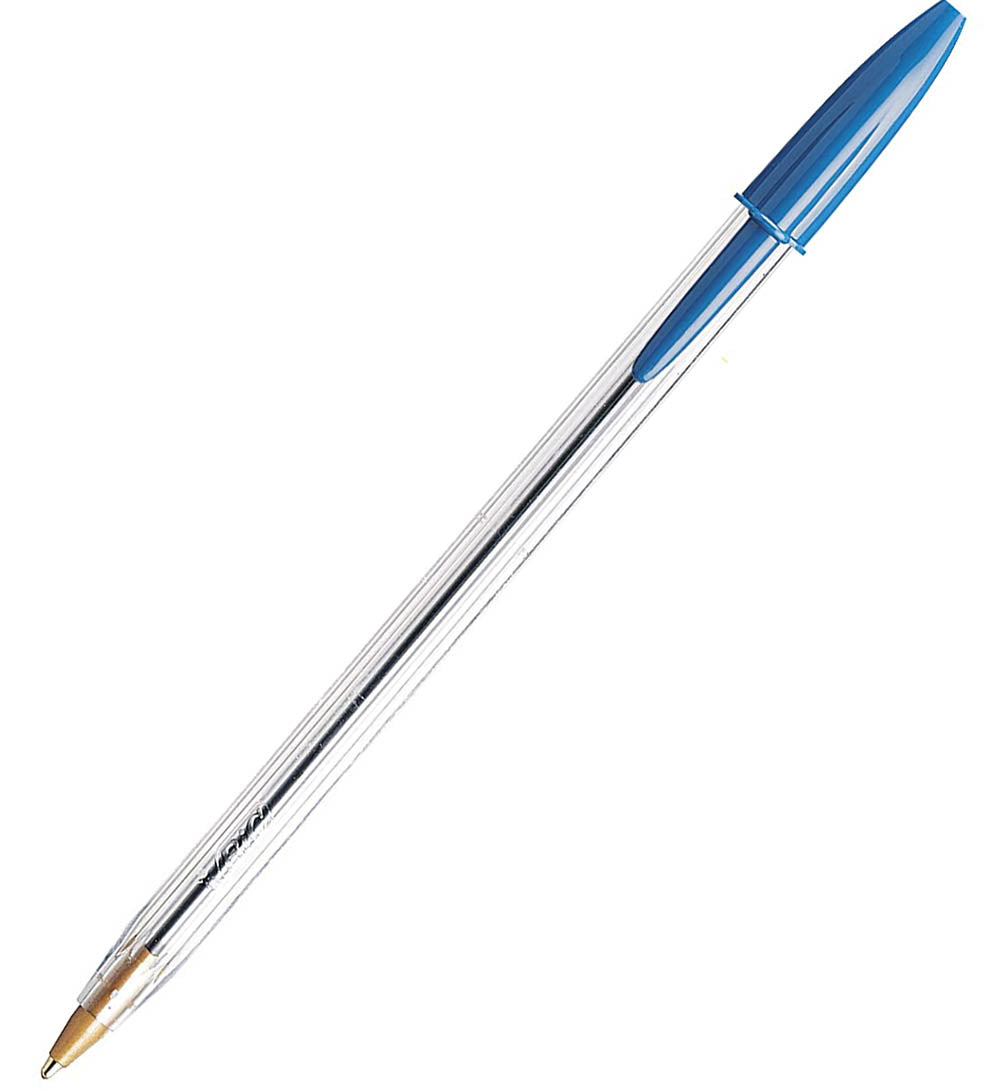 BIC Cristal Soft Ball Pens - Pack of 10 - Blue Colour - Medium Point (1.2  mm) - Smooth Writing and Long-Lasting Ink