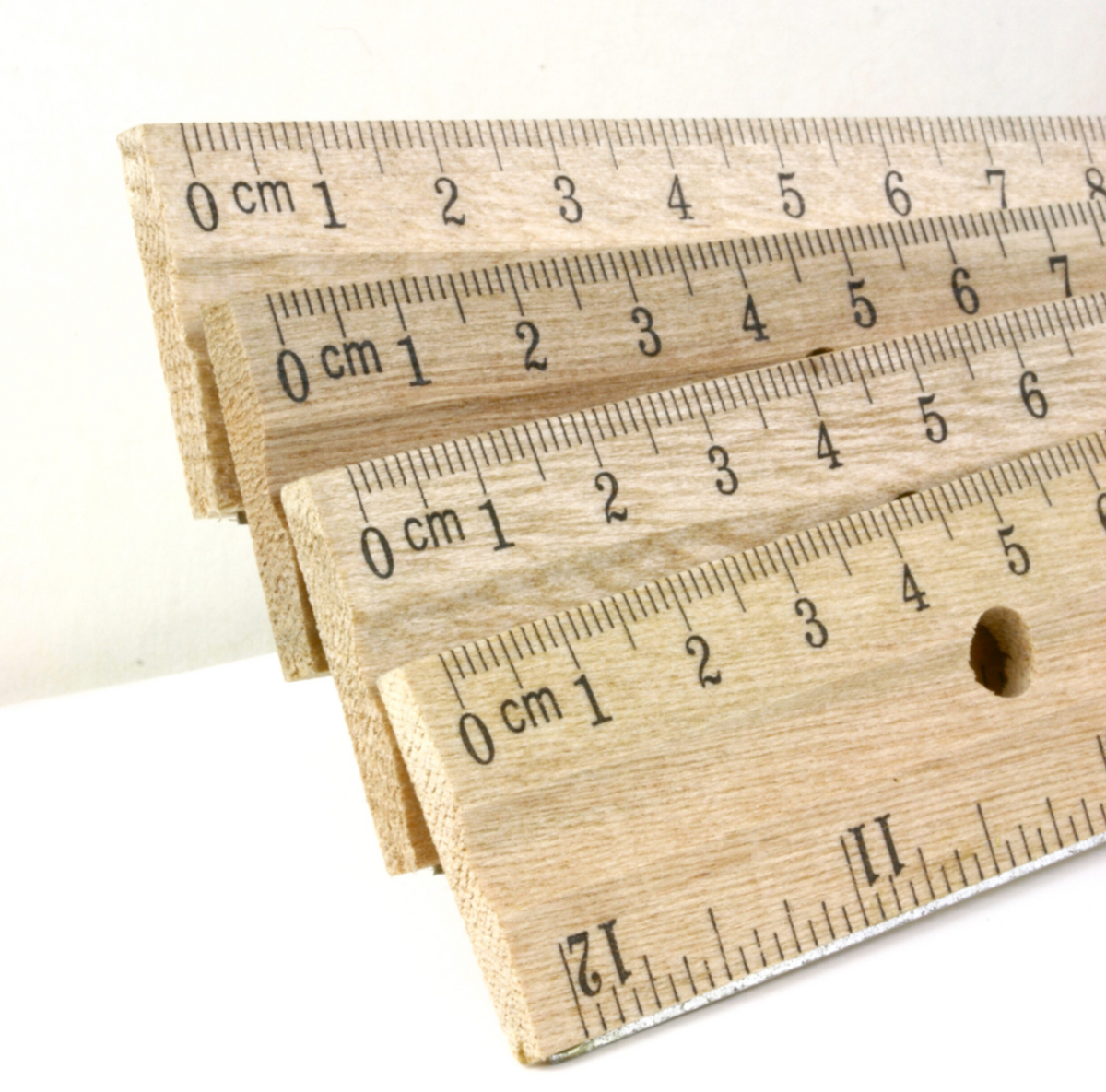 12 Inch Wood Ruler (12/unit), #306 (B-52) –