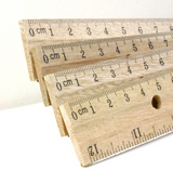 12" Inch Wood Ruler (12/unit), #306 (B-52)