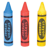 Crayon Eraser Assortment (36 per unit), #6664, (Y-8)