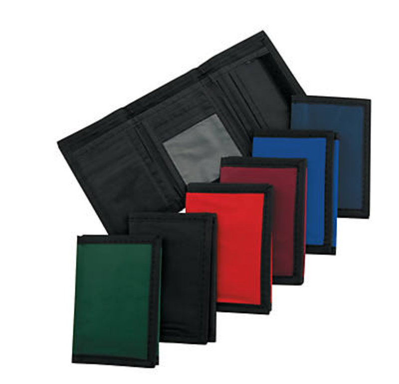 Velcro Wallet, Solid Colors (12/unit), #261201 (Z-7
