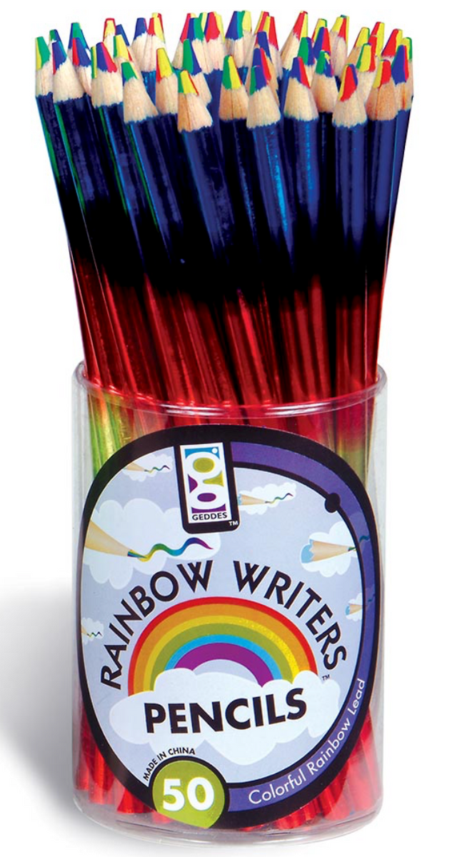 10 Packs 6 Ct. Rainbow Writer Pencils - Pens & Pencils - at 
