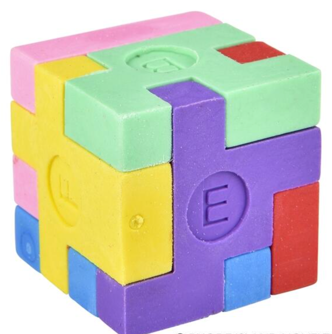 Puzzle Erasers, 12-pk