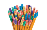 Funny Face Neon Pencil Top Eraser (144 per unit), #1483 (G-13)