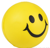 2" SMILEY FACE STRESS BALL (12 per unit), #BASQUS2 (E-57)