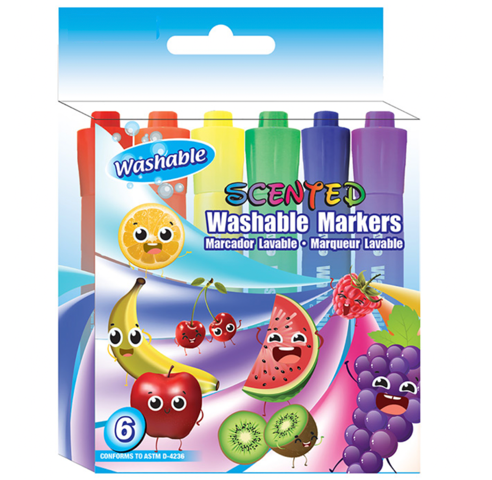 Fruit Scented Markers (12/6ct. boxes per unit), #1285 (B-20