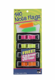Note Flags, Self Stick (6 packs/140 per card), #76940 (F-7)