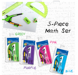 5 Piece School Kit with Zipper Pouch (12 per unit) #453,