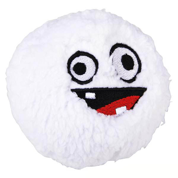 Mini Stuffed Smile Face Snowflakes - 12 Pc.