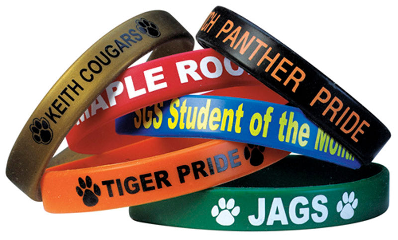 Silicone Bracelets Custom Printed Wristbands Custom Print Silicone
