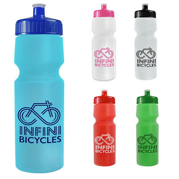 Custom Print 24 oz Bike Bottle (100 min) ASWB24