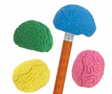 Brain Pencil Top Erasers (50 per unit) #101565 (G-14)