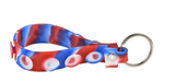 Tie Dye Suction Cup Wristlet Keychain (24 UNITS) #JB-SCWTI, D-57