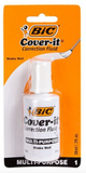 Bic Cover-It Correction Fluid (6 per unit) #WOQDP1C1, K-8