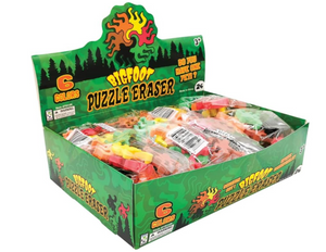 BigFoot Puzzle Erasers (Pack of 24) #72159, B-55