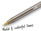 Bic Cristal 1.6mm BOLD Pen - Fashion Inks (48 per unit) #, B-28