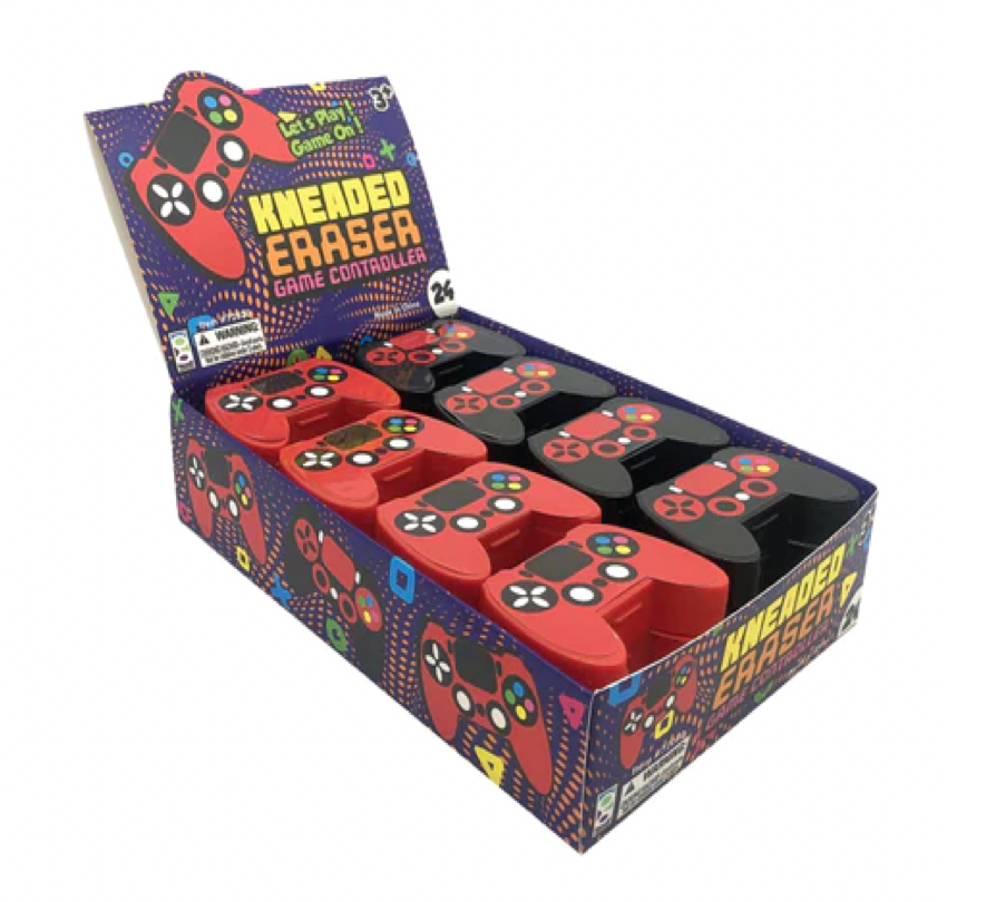Game Controller Kneaded Erasers, 24/unit, #72030 (C-39) – StudentSupply.com