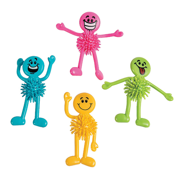 Neon Smile Face Porcupine Bendables (24 unit) #13722952, H-6