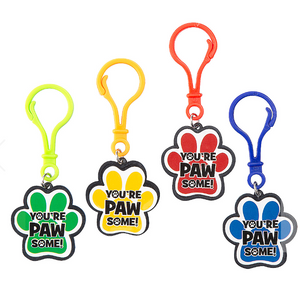 Paw Backpack/Keychain Clip (12 unit) #13689079, H-11