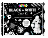 Smarts & Crafts, Black and White Craft Kit (233 Pieces), C-12