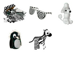 Smarts & Crafts, Black and White Craft Kit (233 Pieces), C-12