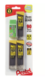 Pentel Super Hi-Polymer Lead Refills (90 leads) 0.9 mm #20016, Z-8