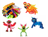 Smarts &amp; Crafts Monster Craft Kit (245 Pieces), C-12