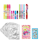 Scentos Scented 25 piece Coloring Activity Set, 20606, D-40