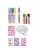 Scentos 25 Piece Sugar Rush Scented Colouring Activity Set 30437, C-18