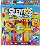 Scentos Scented No 2 pencils-24pc #20192, G-16