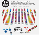 Scentos Scented No 2 pencils-24pc #20192, G-16