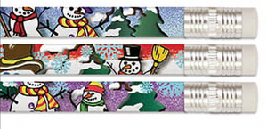 Snowbuddies Snowman Pencil (36/unit), #1058 (H-4)