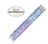 Snowflake Glitter Pencil (36/unit), #10631, H-22