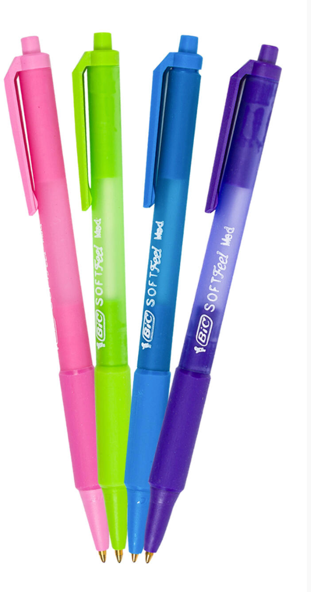 Soft Grip Ballpoint Pens