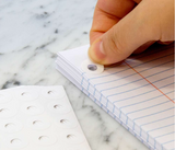 White Reinforcements Ring, 544 per pkgs., #3810 (J-24)