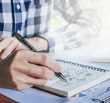 Pilot G2 Retractable Gel Pens- 0.7mm, Black ink, 3 Piece, A-20