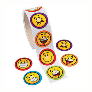 Happy Expressions Sticker Roll/100, 121875
