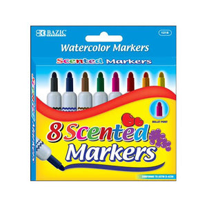 Scented Jumbo Markers  (6/8 packs per unit) #1218, E-49