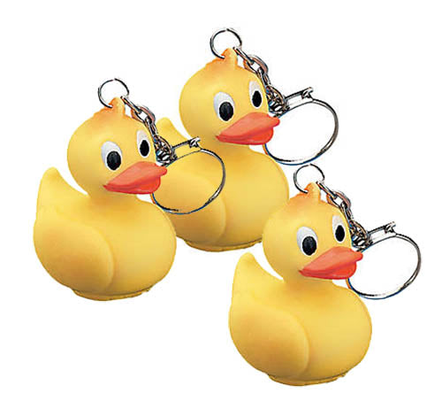 Ducky Key Chain/Zipper Puller (12 per unit) 19131 (A-24)
