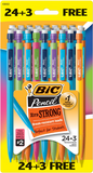 Bic Xtra Strong Mechanical Pencil, .9mm, 24+3 FREE! (27 pencils/pk) #43063, E-32